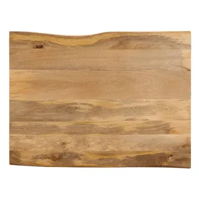 vidaXL Table Top Live Edge Replacement Board Dining Table Top Solid Wood Mango