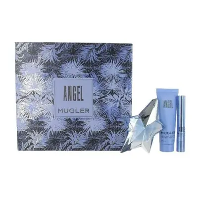 Angel Pcs Set For Women: 0.8 Oz Eau De Parfum Spray Refillable Star + 0.1 Oz Perfuming Pen + 1.7