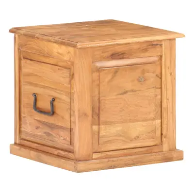 vidaXL Solid Acacia Wood Chest Case Box Bedside Cabinet Bedroom Furniture