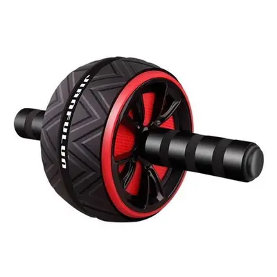 (Black Red) Ab Roller Big wheel Abdominal Muscle Trainer for Fitness Abs Core Workout Muscles Ho