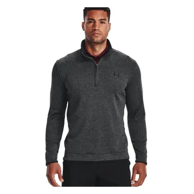 (S, Black/White) Under Armour Mens Storm SF Breathable Water Repellent 1/2 Zip Sweater