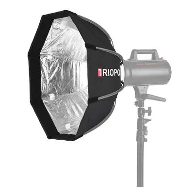 55cm Foldable 8-Pole Octagon Softbox with Soft Cloth Carrying Bag Bowens Mount for Studio Strobe