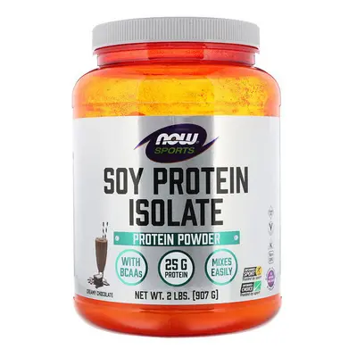 Now Foods, Sports, Soy Protein Isolate, Creamy Chocolate, lbs (907 g)