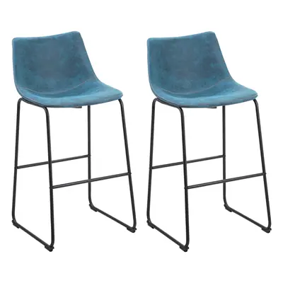 Set of Bar Chairs FRANKS Sea Blue