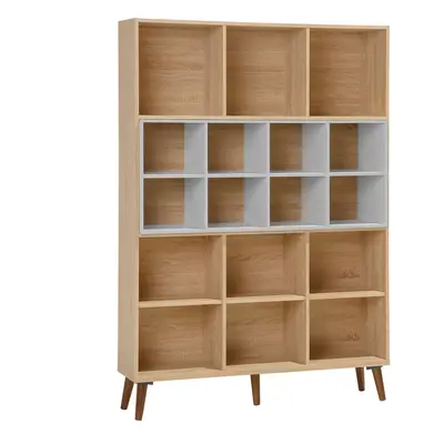 Bookcase ALLOA Engineered Wood Light Wood