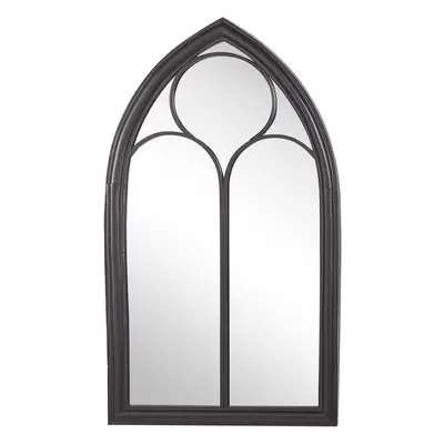 Wall Mirror TRELLY cm cm Metal Black