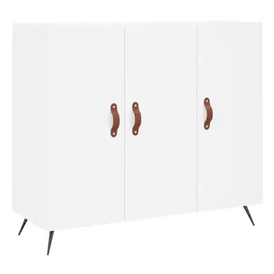 (white) vidaXL Sideboard Storage Cabinet Side Cabinet Cupboard White Engineered Wood