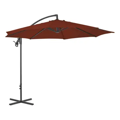 Cantilever Umbrella with Steel Pole cm Terracotta