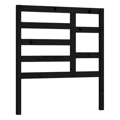 (black, x x cm) vidaXL Bed Headboard Home Bedroom Decorative Bed Header Panel Solid Wood Pine