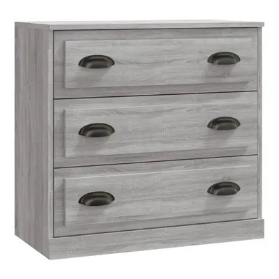 (grey sonoma) vidaXL Sideboard Cabinet Cupboard Highboard Home Organiser Engineered Wood