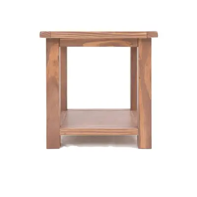 Side Table Dark Oak Living Room Furniture Side End Bedside Country Wood Unit