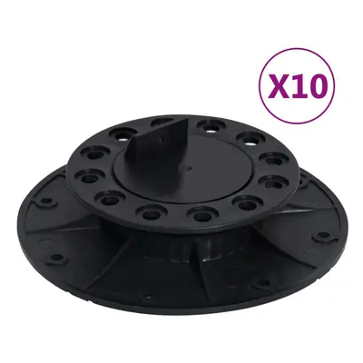 vidaXL 10x Adjustable Feet for Decking Garden Flooring Support Foot Pedestal