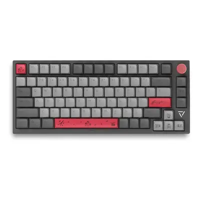 (Grey) Mechanical Keyboard Keys PBT Sublimation MDA Profile Keycaps Triple-Mode