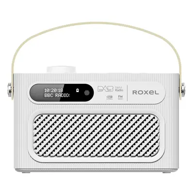 Roxel RDR-40 Stereo DAB/DAB+ Digital and FM Radio Portable Wireless Speaker with Dual Alarm Cloc