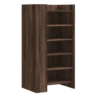 vidaXL Shoe Cabinet Shoe Storage Cupboard Shoe Rack Brown Oak Engineered Wood