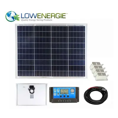 Poly 50W Solar Panel Kit