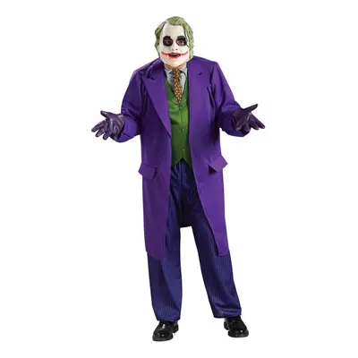 (Standard, Purple/Green) Batman: The Dark Knight Mens Deluxe The Joker Costume