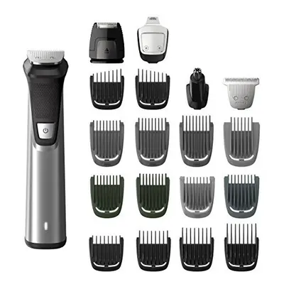 Philips Norelco Mutligroom Stainless Steel All-In-One Trimmer and Groomer, MG7750/49, Pieces