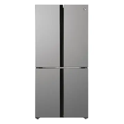 Hoover H-FRIDGE MAXI American Fridge Freezer - Silver - E Rated