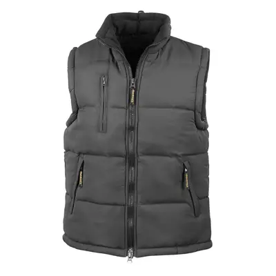 (S, Black) Result Unisex Adult Padded Body Warmer