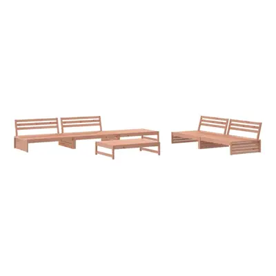 (natural douglas) vidaXL Garden Lounge Set Outdoor Modular Sofa Set Piece Solid Wood Pine