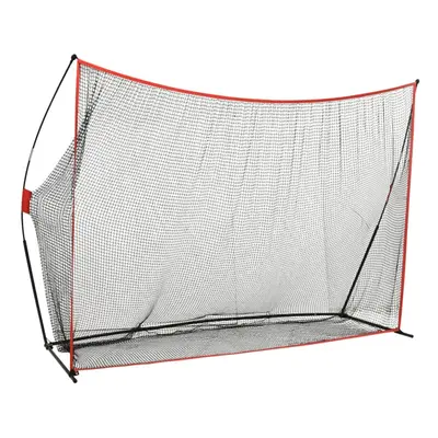 vidaXL Golf Hitting Net Metal Outdoor Terrace Patio Golf Training Practice Net