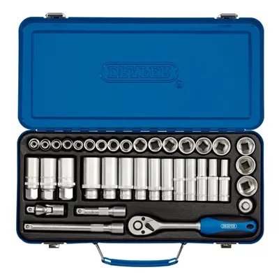 Metric Socket Set, 3/8"" Sq. Dr. (37 Piece)