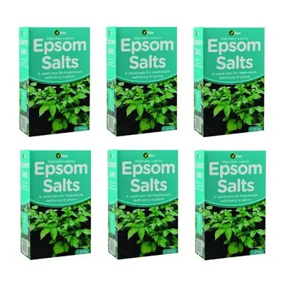 6 x Boxes Of Vitax - Magnesium Sulphate Epsom Salts - 1.25KG Each