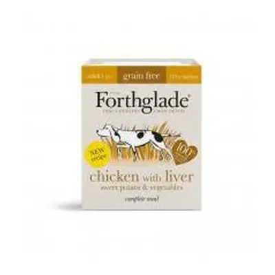 Forthglade Complete Grain Free Chicken With Liver, Sweet Potato & Veg 395g (Pack of 18)