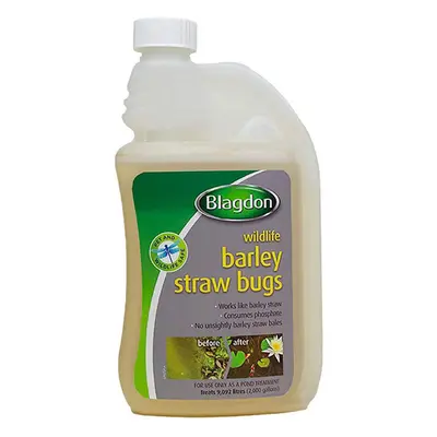 (1 litre bottle) Blagdon Wildlife Barley Straw Bugs Treatment