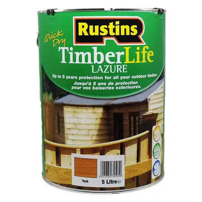 Rustins TLTE5000 Timberlife Teak ,Brown, 5l