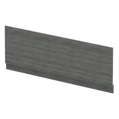 1700mm Bath MFC Front Panel & Plinth - Woodgrain Anthracite