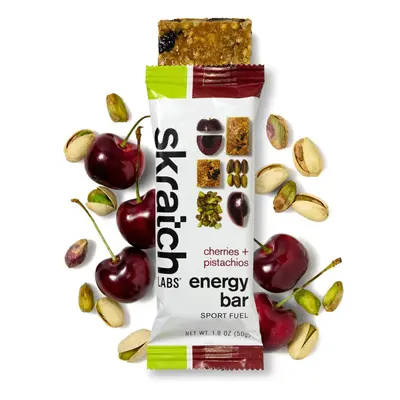 SKRATCH LABS Energy Bar (12 pack) | Plant Based Healthy Cherrries+Pistachios