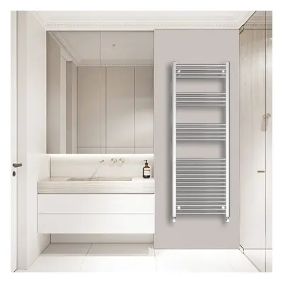 (1600x600mm) Warmehaus Straight Heated Towel Rail Central Heating for Bathroom Kitchen Radiator 