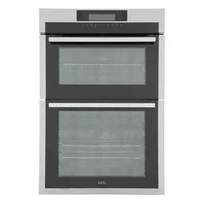 AEG SurroundCook Built-In Electric Double Oven - Stainless Steel - A Rated - DCE731110M