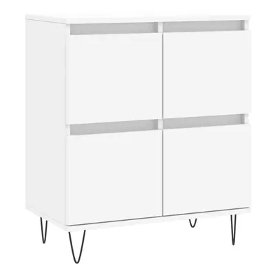 (white) vidaXL Sideboard Cabinet Storage Cabinet Cupboard Grey Sonoma Engineered Wood