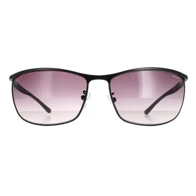 Police Sunglasses S8647 Total Semi Matte Black Smoke Gradient