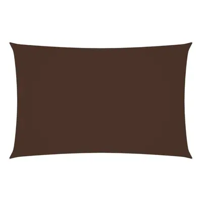 vidaXL Sunshade Sail Oxford Fabric Rectangular 2.5x5 m Brown Sunscreen Canopy