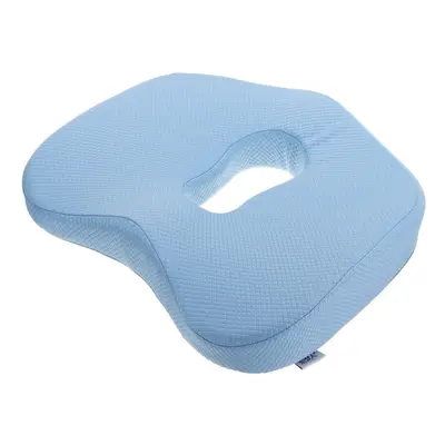 (Blue) Orthopedic Memory Foam Seat Cushion Anti-slip Pillow Pain Relief