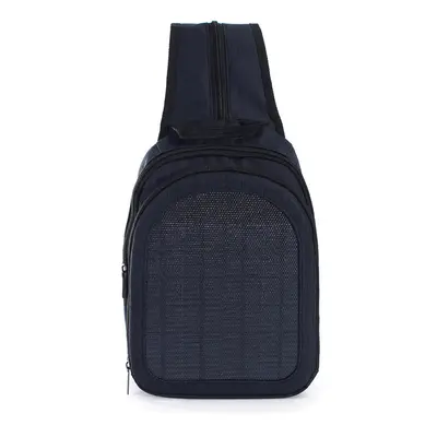 (Dark Blue) 1000mAh 5V 5W USB Solar Eemergency Charging Bag Outdoor Travel Portable Solar Storag