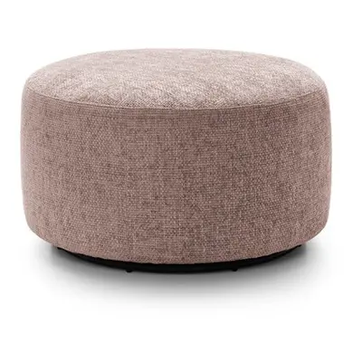 (Woodrose) Ingrid Chenille Swivel Footstool