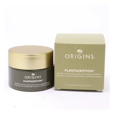 Origins Plantscription Wrinkle Correction Eye Cream 0.5oz/15ml New With Box