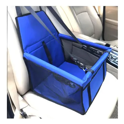 (Blue, 40x30x25cM) Pet Dog Car Seat Carrier Bag