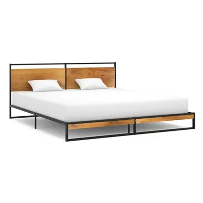 vidaXL Bed Frame Home Metal Bed Base Mattress Foundation 180x200 cm Super King