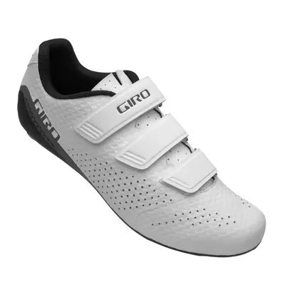 (48, WHITE) GIRO STYLUS ROAD CYCLING SHOES 2021: WHITE