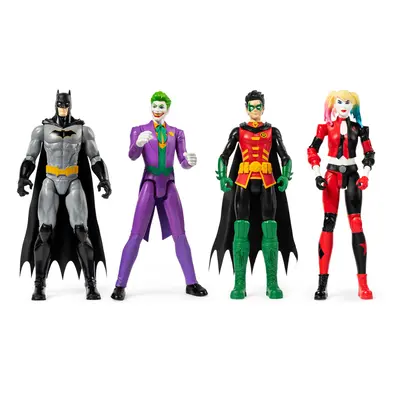 Dc comics, Batman 12-Inch Action Figure collectible 4-Pack, Toys for Kids and collectors Ages an