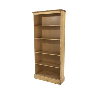 Home Source Malvern Pine Tall Bookcase Shelving Unit