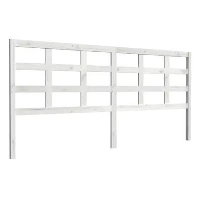 (white, 205.5 x x cm) vidaXL Bed Headboard Home Bedroom Decorative Bed Header Panel Solid Wood P