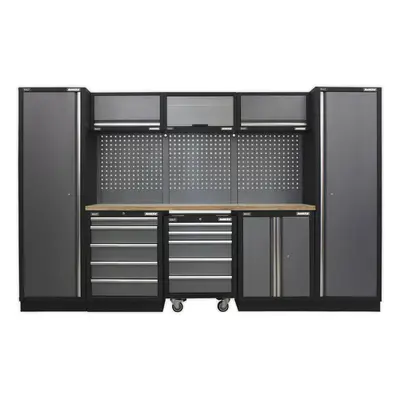 Garage Storage System Unit - x x 2000mm - 36mm Pressed Wood Worktop