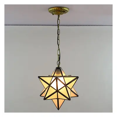 (Scrub) Star Glass Pendant Light Chandelier Light Modern Ceiling Lamp Fixture Decor